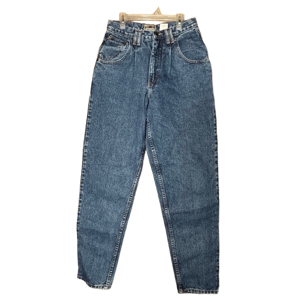 COUNTY SEAT Jeans Womens Size 10 Blue‎ Medium Wash High Waist Pleated Vintage